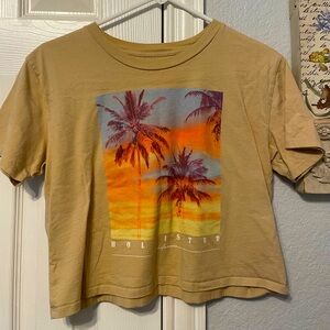 Summer Graphic Cropped T-shirt